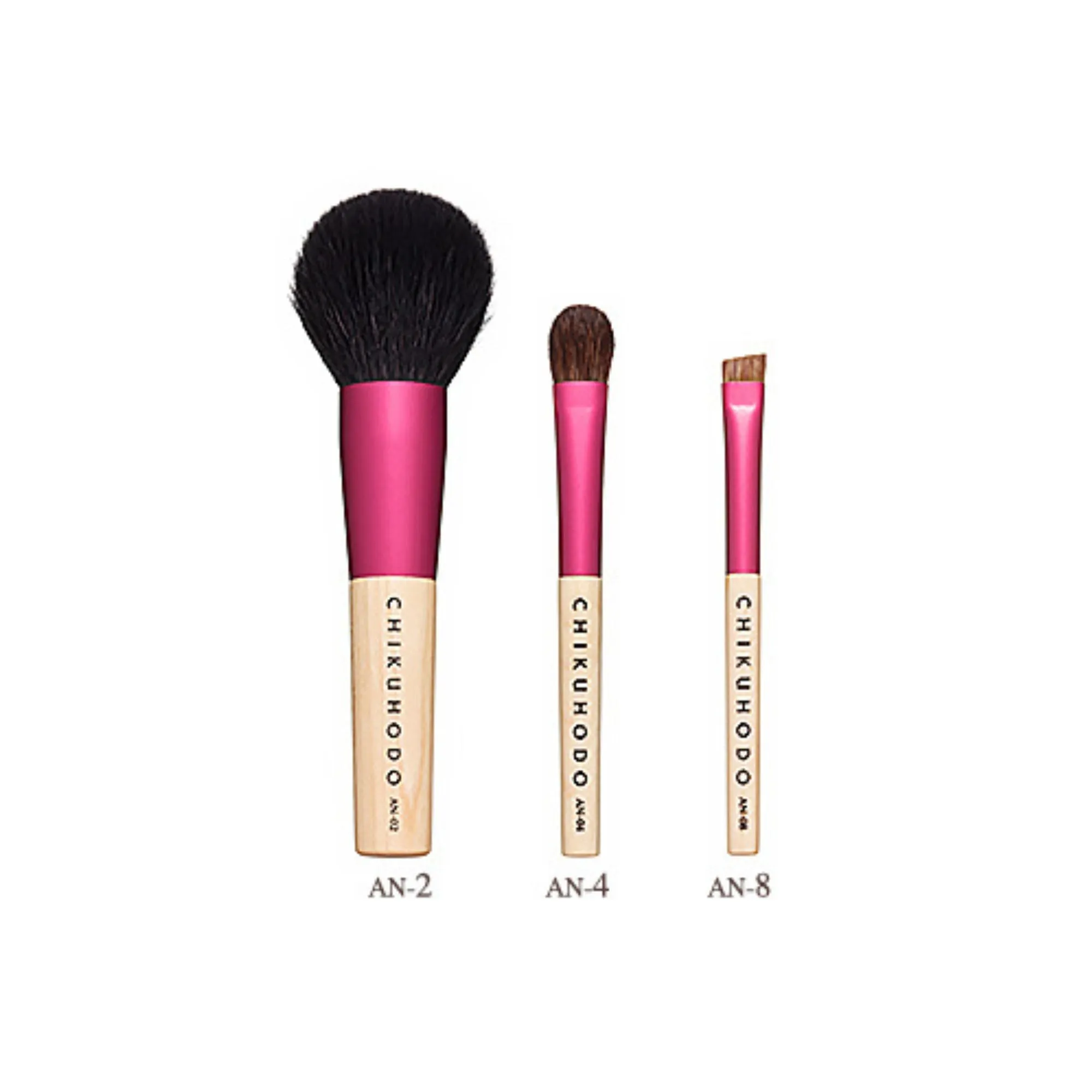 Chikuhodo 3-Brush Set, Anne Series (S-AN-3)