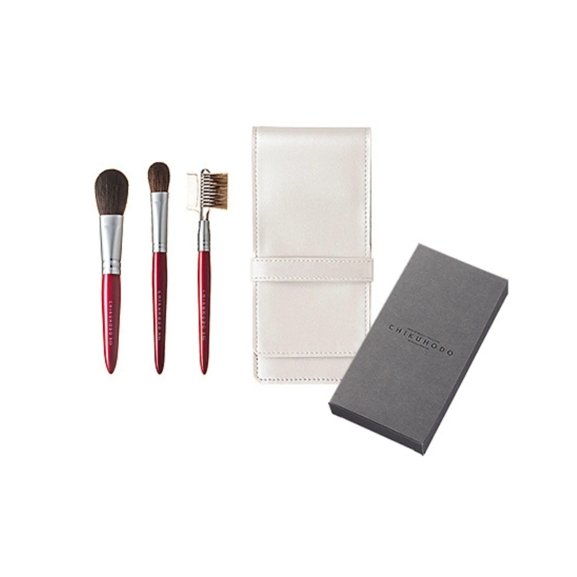 Chikuhodo 3-piece Starter Set, Regular Series (S-R-5 Black, S-RR-5 Red)