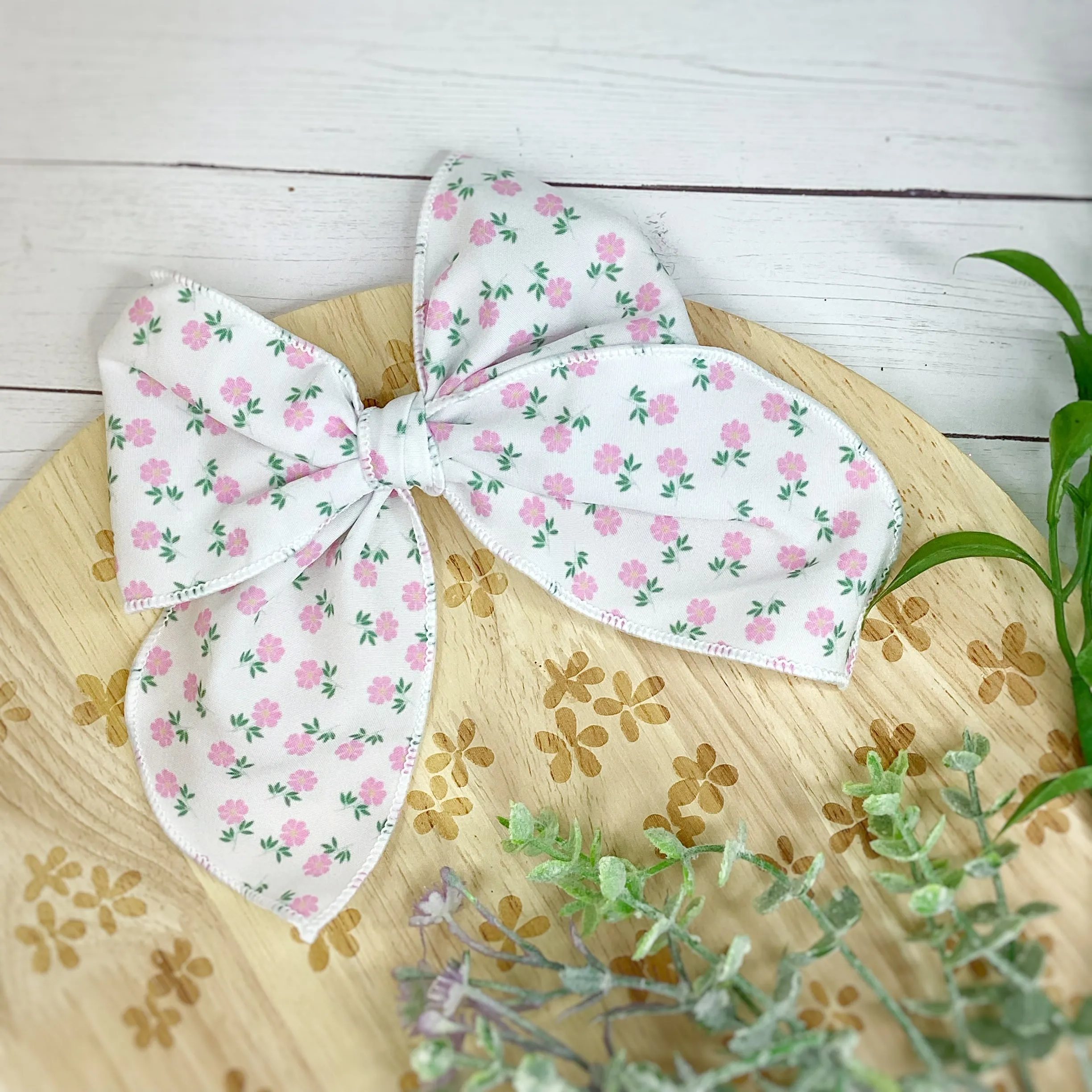 Chinoise Rose Bow Strip and Scrunchie Collection