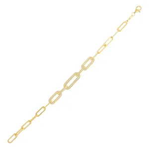 Chunky Pavé Open Link Bracelet