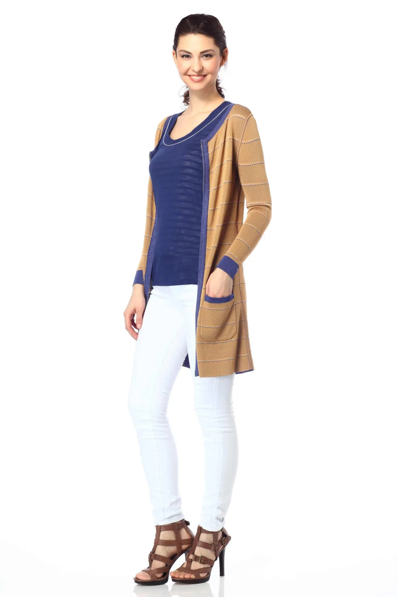 Clara Luxury Reversible Zip-Up Cardigan/Dress