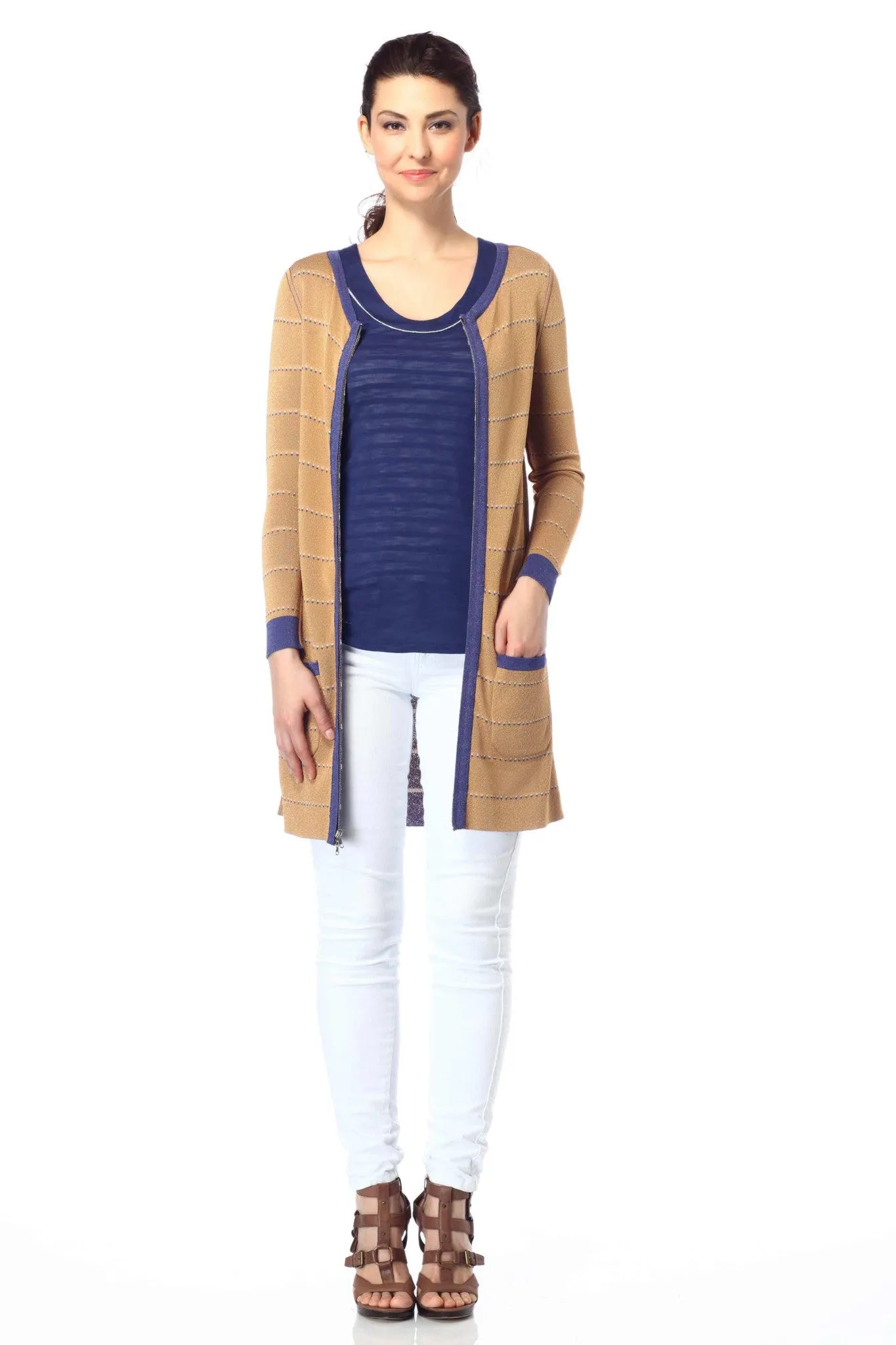 Clara Luxury Reversible Zip-Up Cardigan/Dress