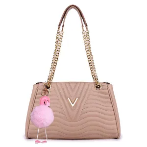 Classical Design Genuine Woman Khaki Leather flower Bags
