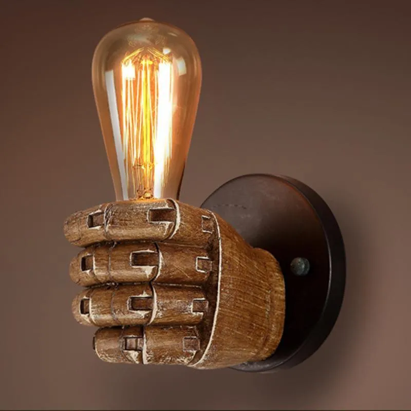 Classical Resin Fist Wall Lamps