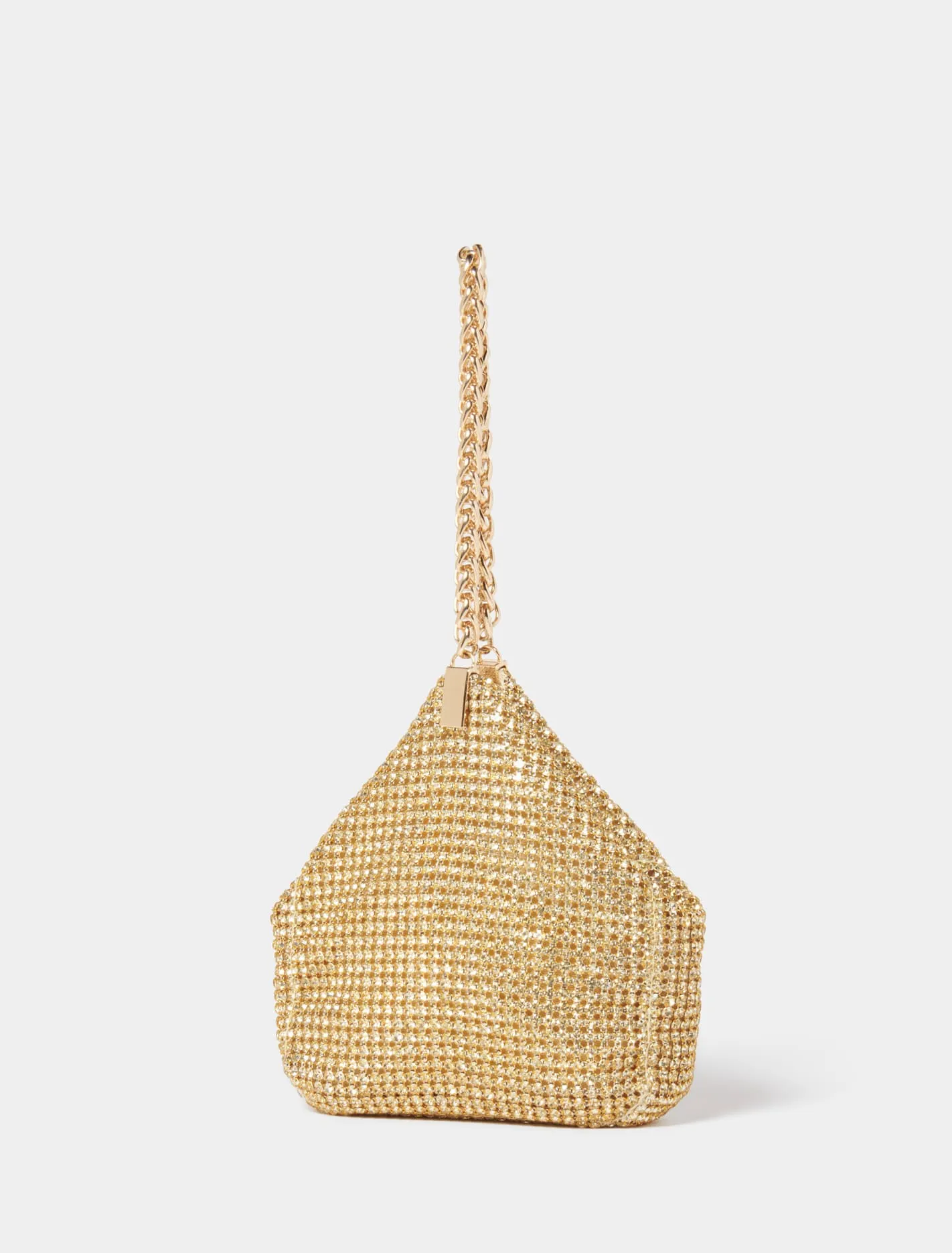 Cleo Chain Strap Pouch Clutch