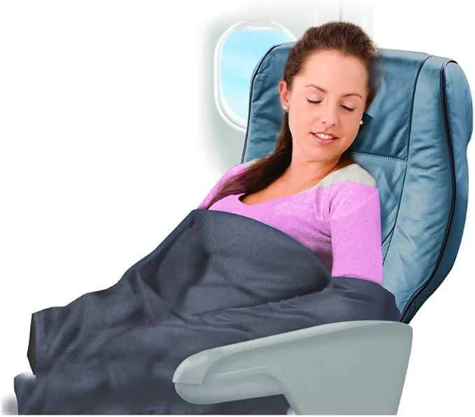 Cloudz Compact Travel Blanket - Navy