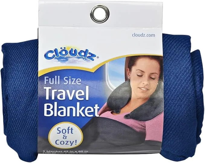 Cloudz Compact Travel Blanket - Navy