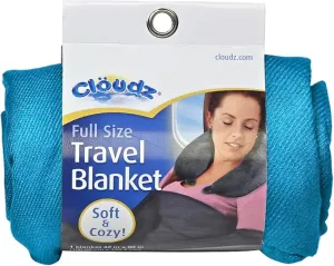 Cloudz Compact Travel Blanket - Sky Blue