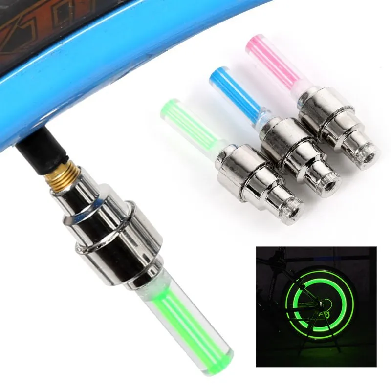 Colorful Tire Value Stem Lights Caps