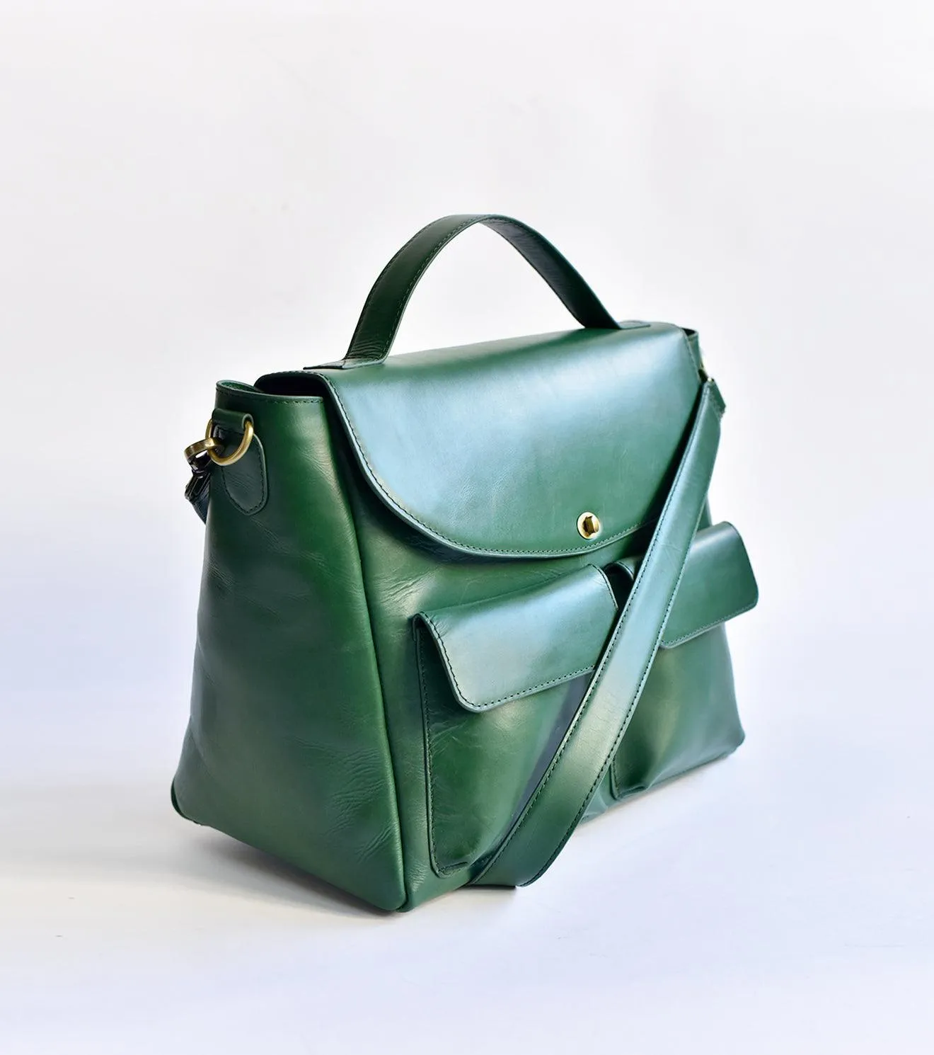 Colossal briefcase green