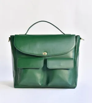 Colossal briefcase green