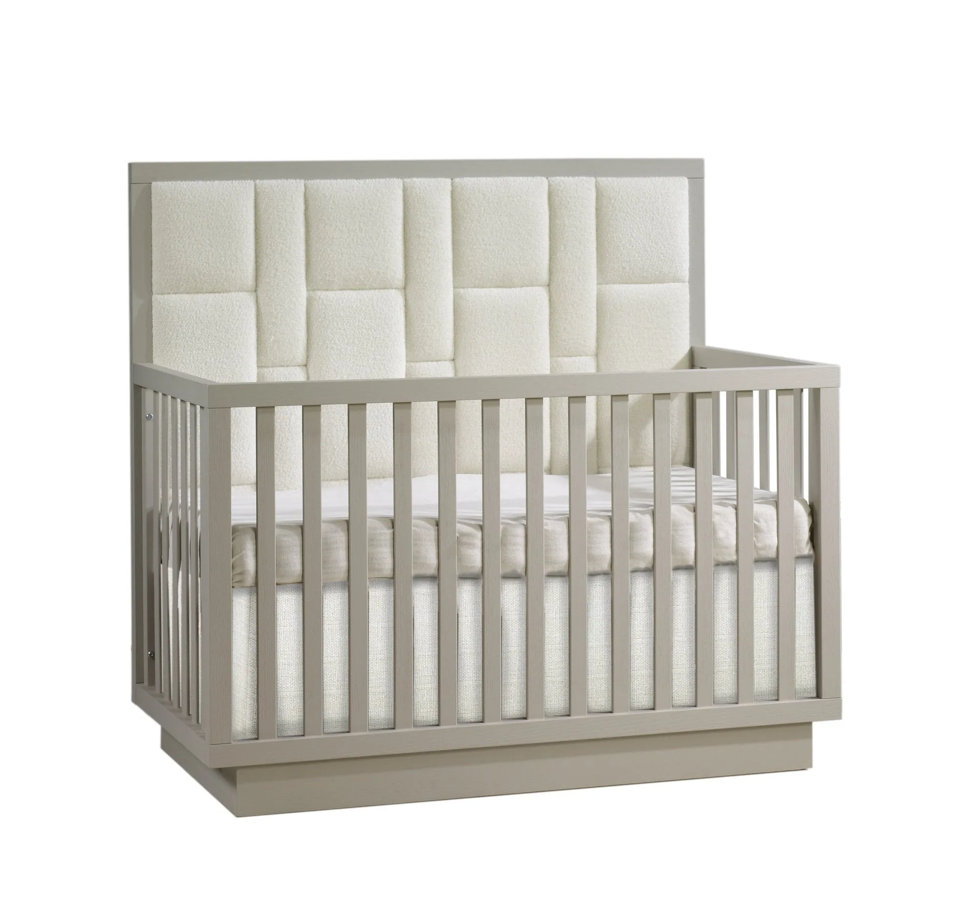 Como 5-in-1 Convertible Crib with Upholstered Panel