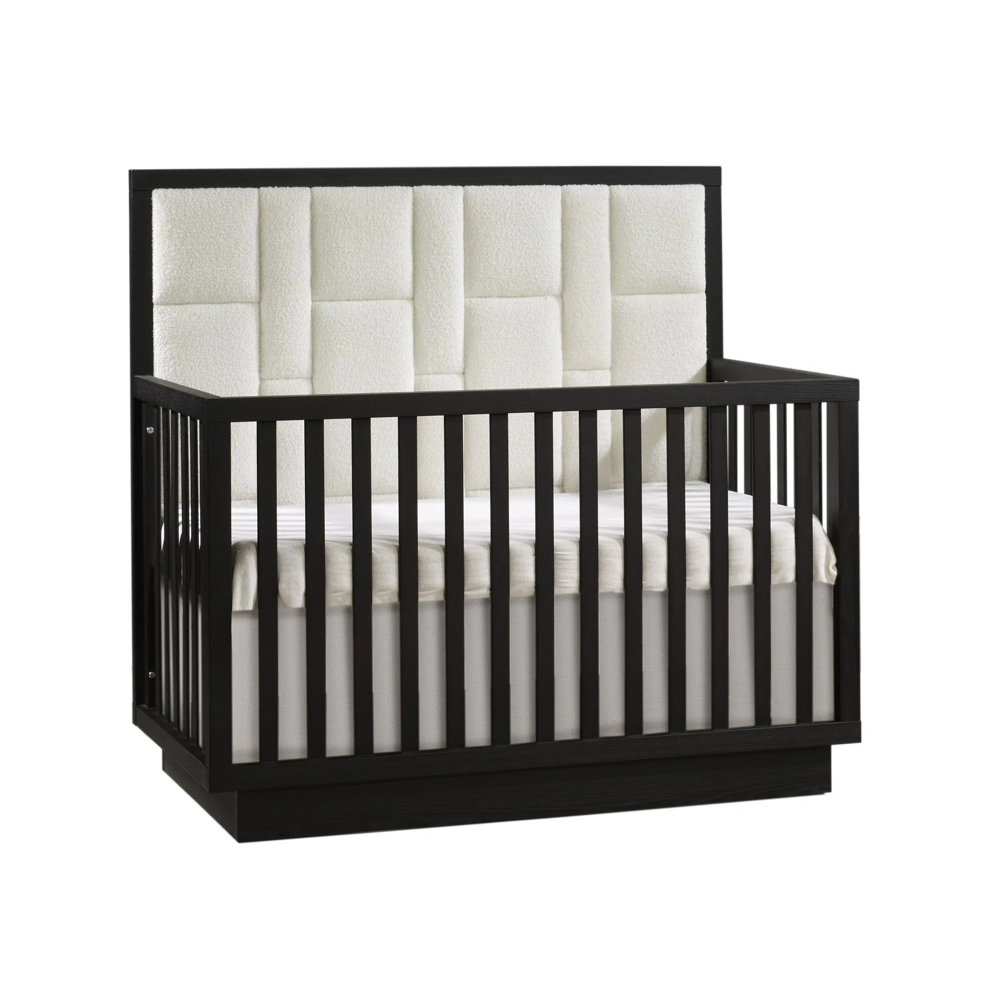 Como 5-in-1 Convertible Crib with Upholstered Panel