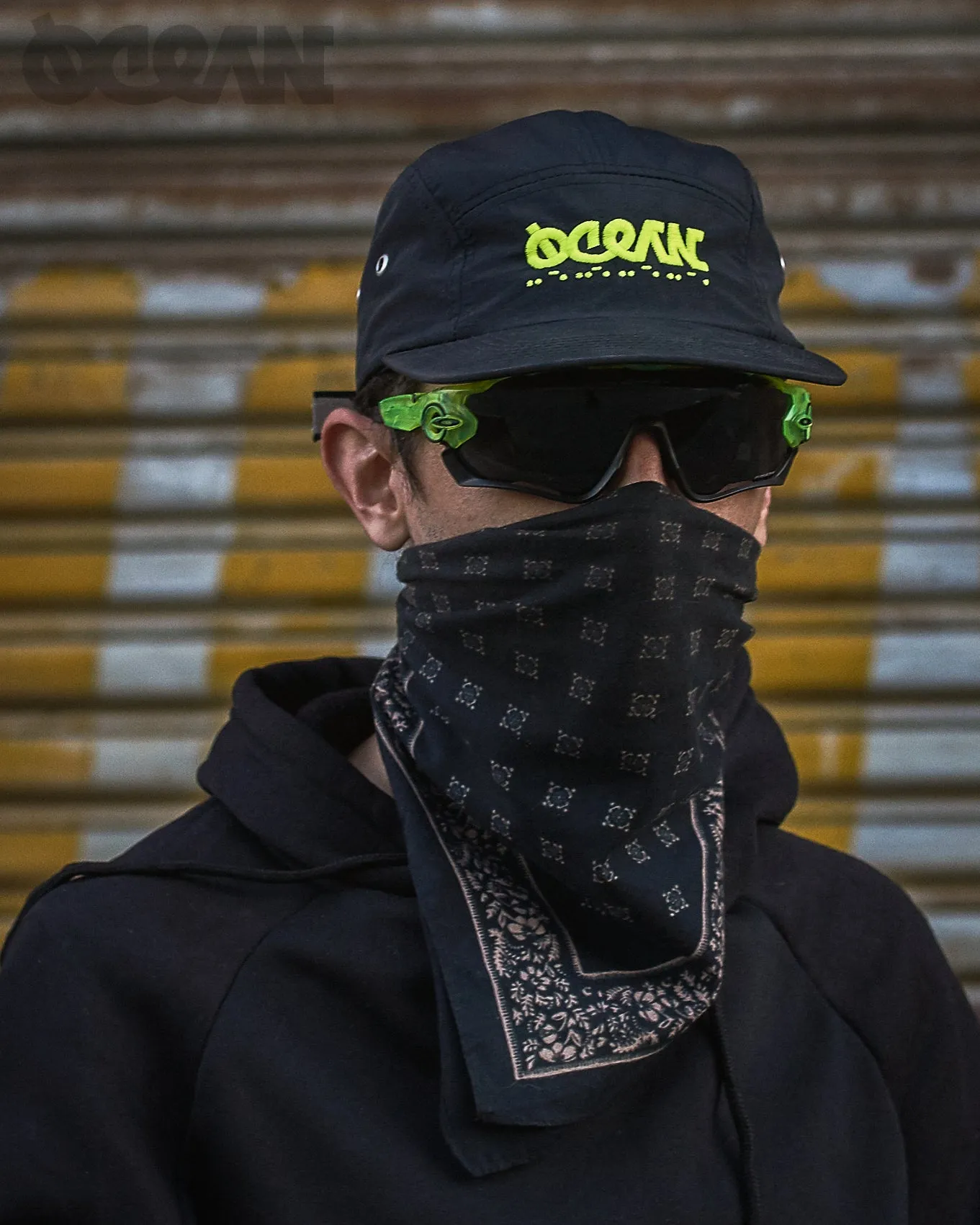CONDITION 5 Panel Hat - Acid Yellow
