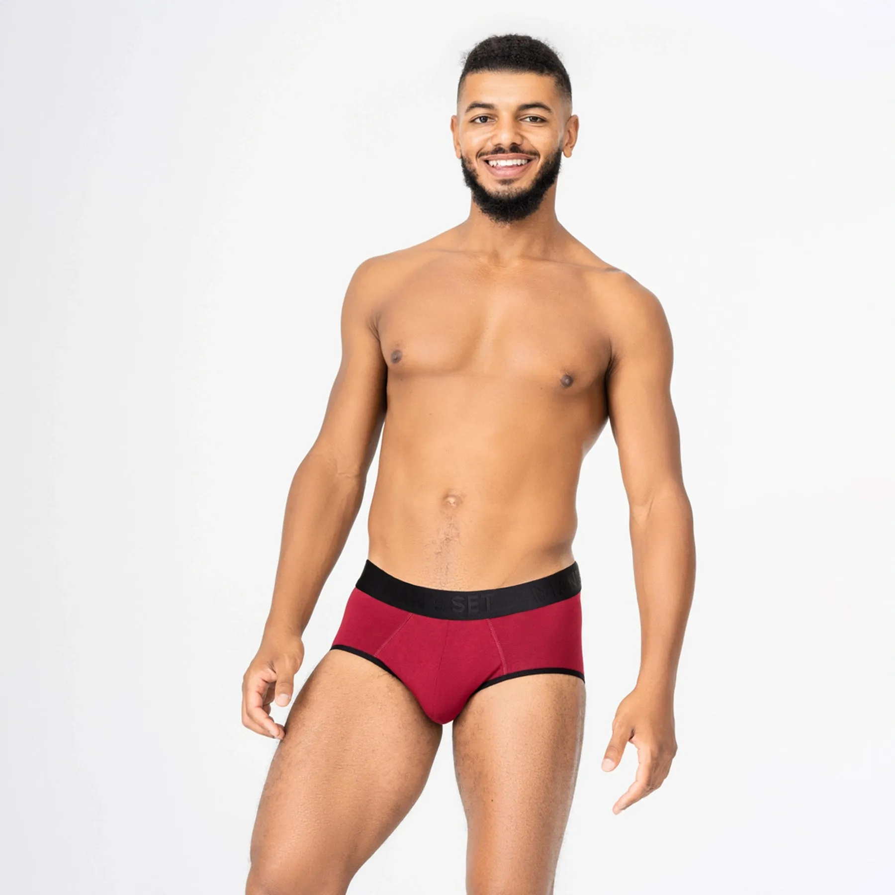 CoolCore Micromodal Brief, Burgundy