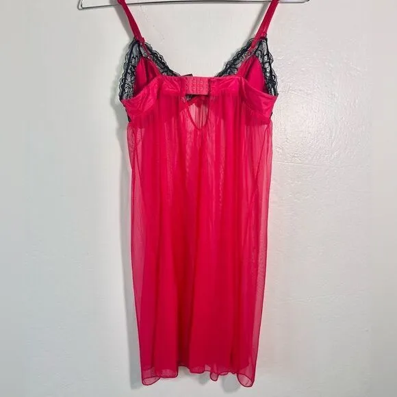 Cosabella Red Mesh Babydoll Size M