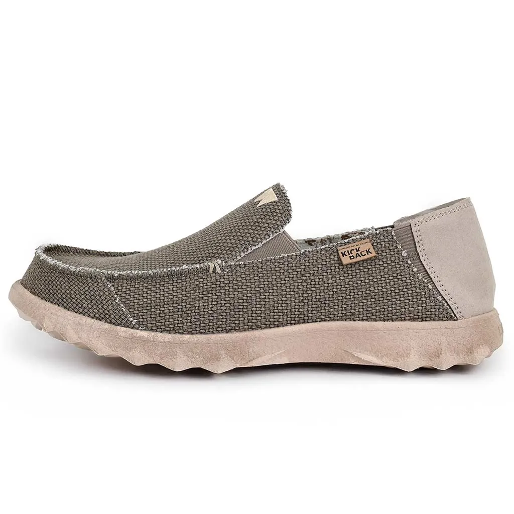 Couch Classic Woven Canvas Brown