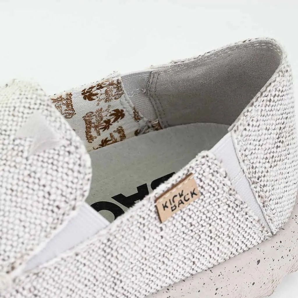 Couch Classic Woven Canvas Oat Grey