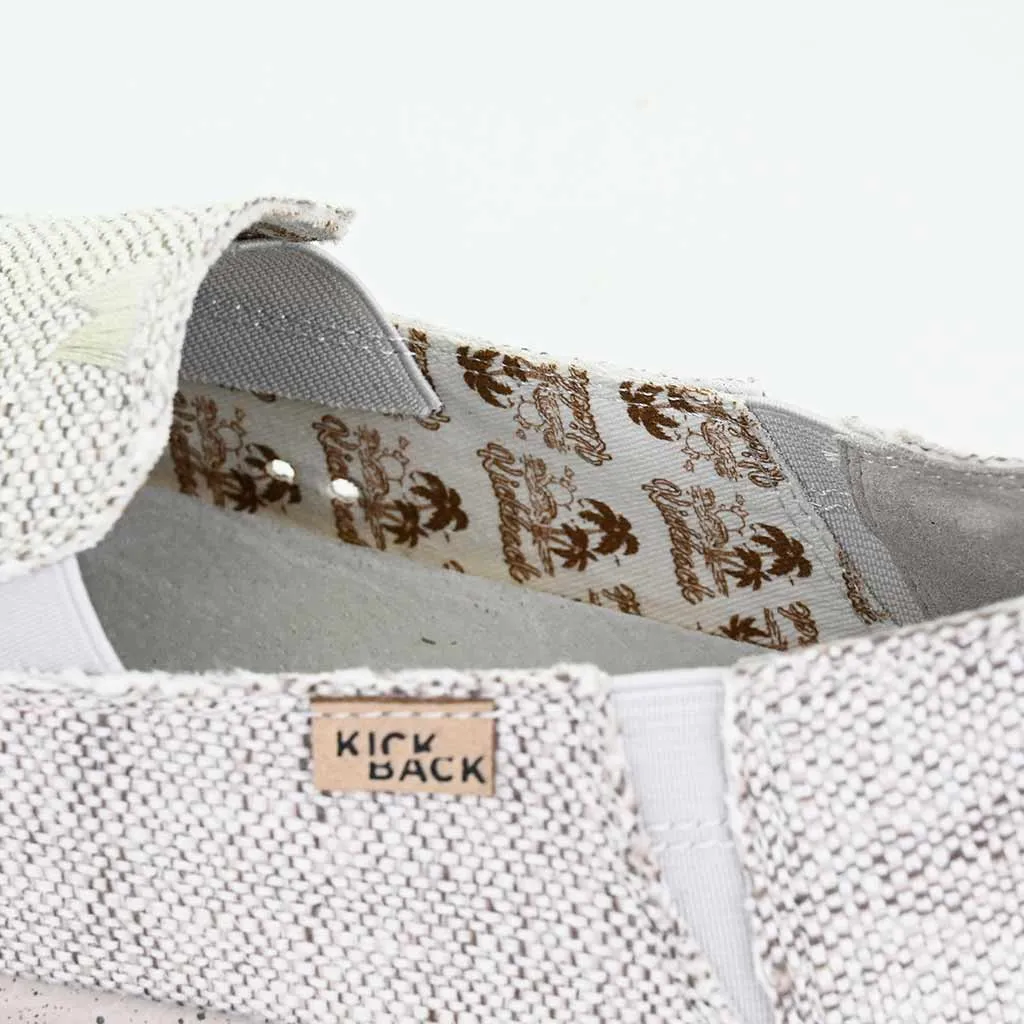 Couch Classic Woven Canvas Oat Grey