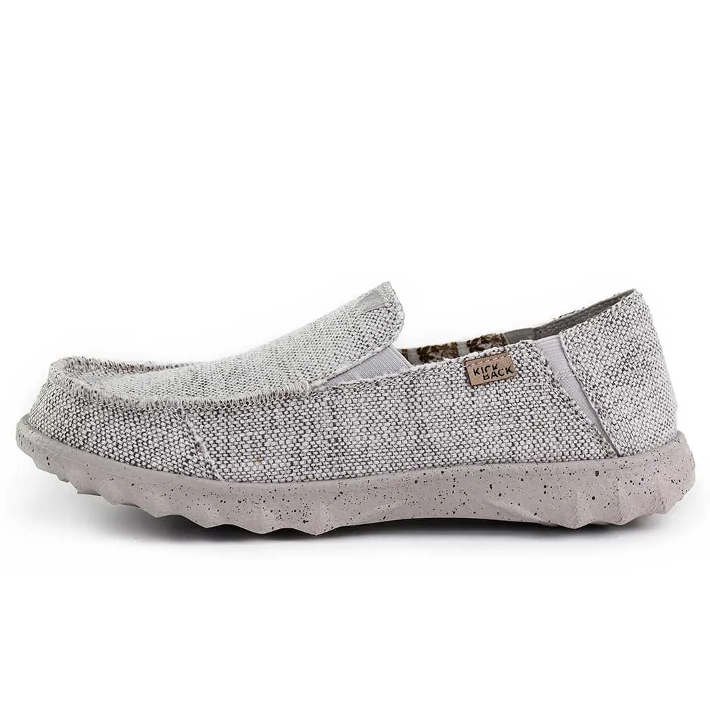 Couch Classic Woven Canvas Oat Grey