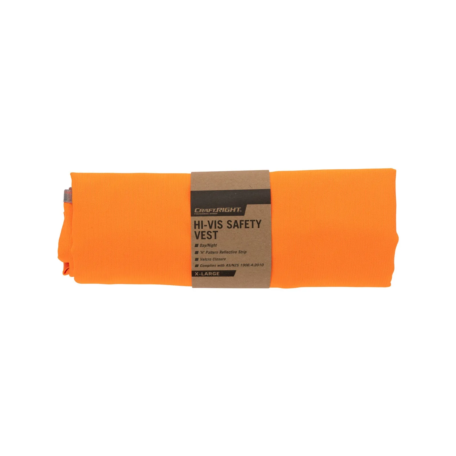 Craftright XL Hi Vis Orange Day / Night Vest