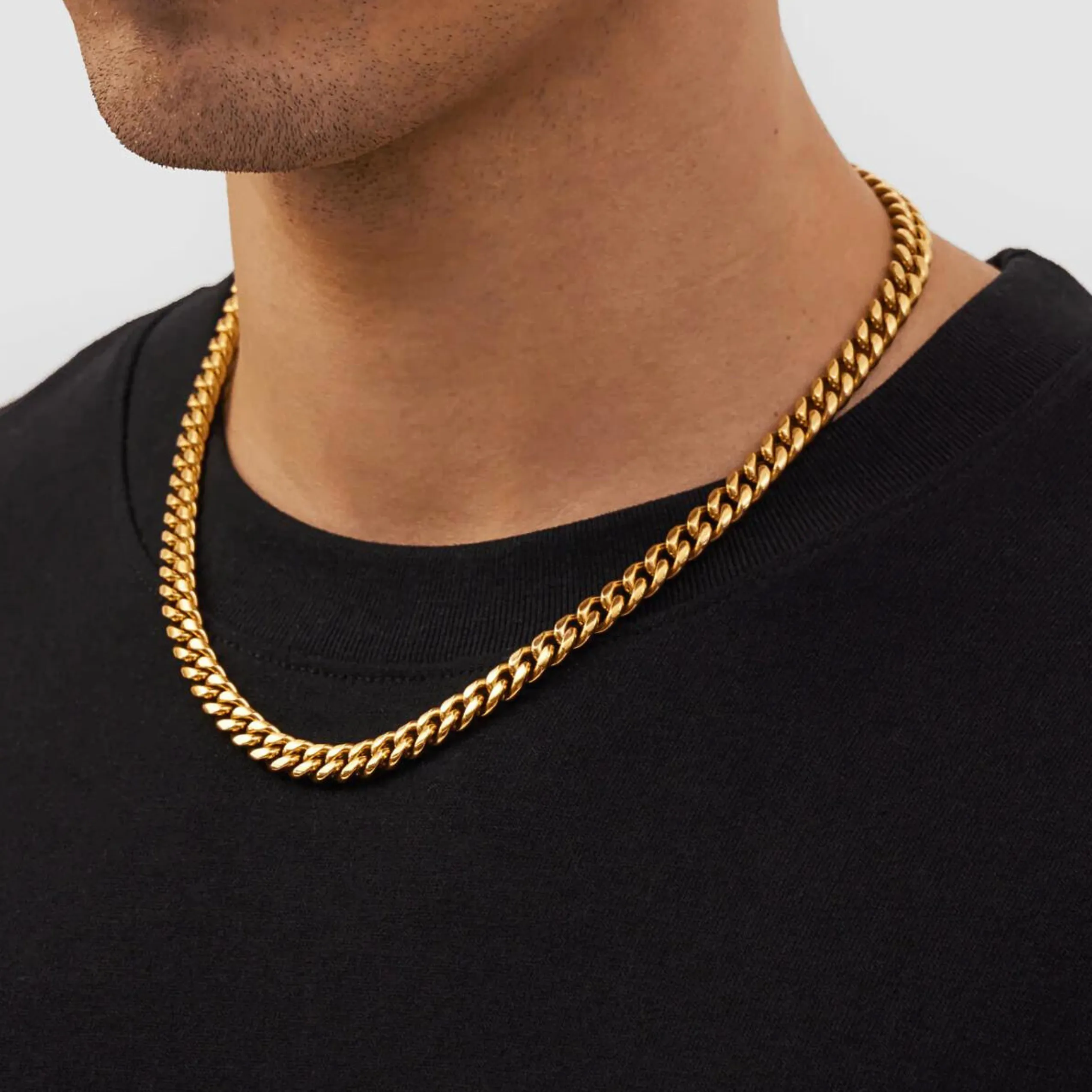 CUBAN Chain 18K Gold - 8mm