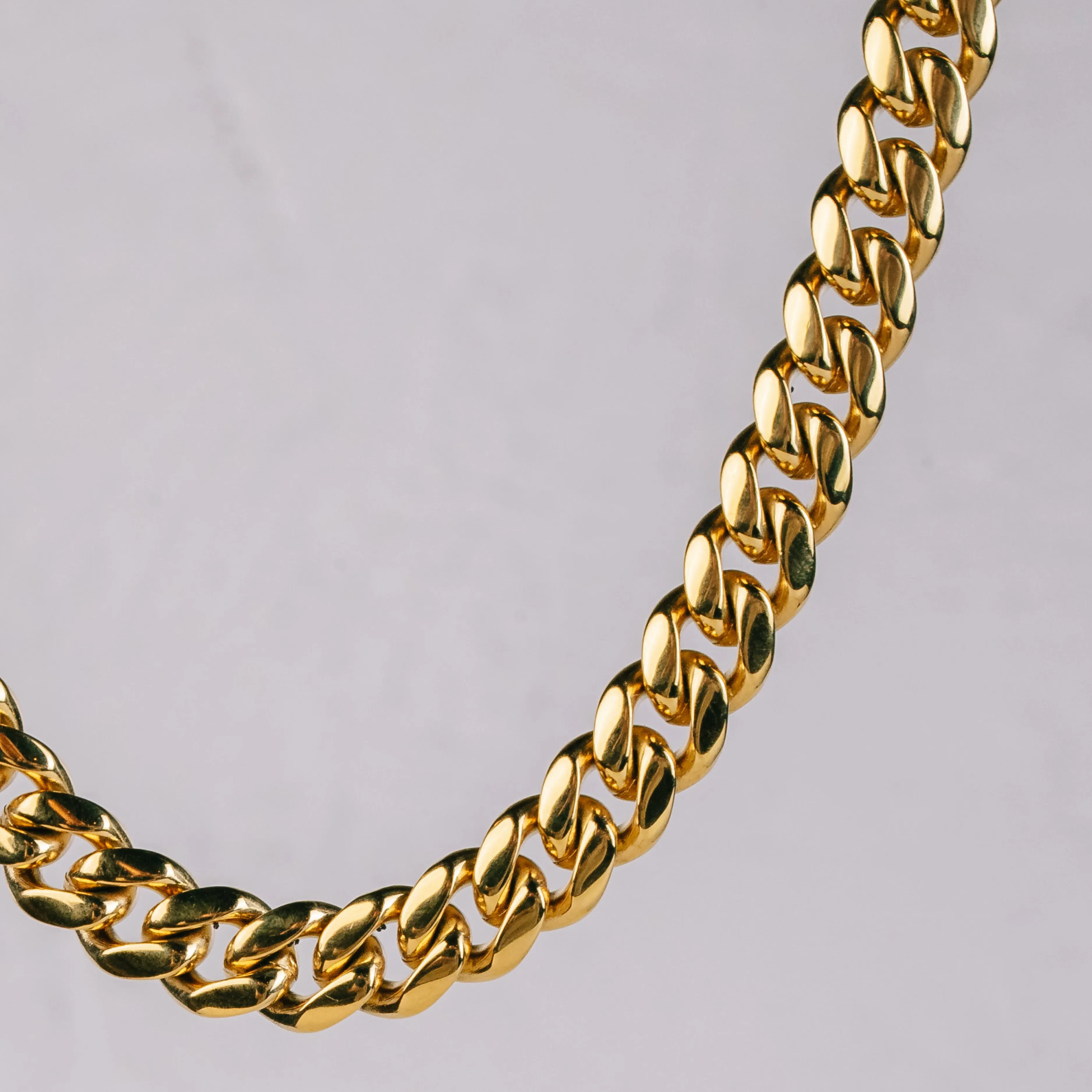 CUBAN Chain 18K Gold - 8mm