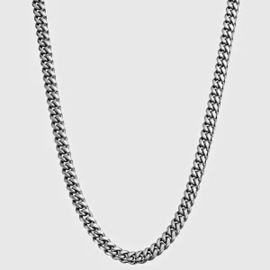 CUBAN Chain 18K White Gold - 8mm
