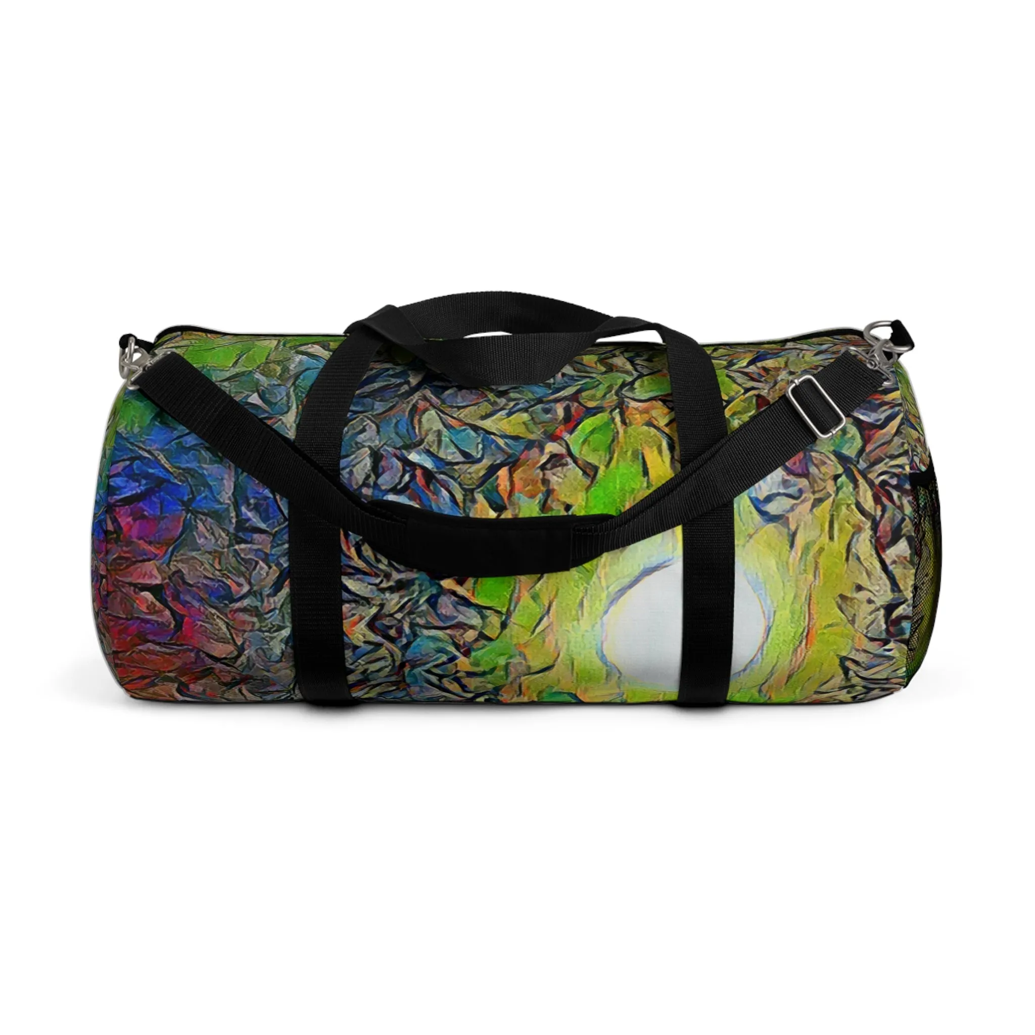 Custom Duffel Bag available in two sizes from the Night Sky Series at Intriguing Vistas