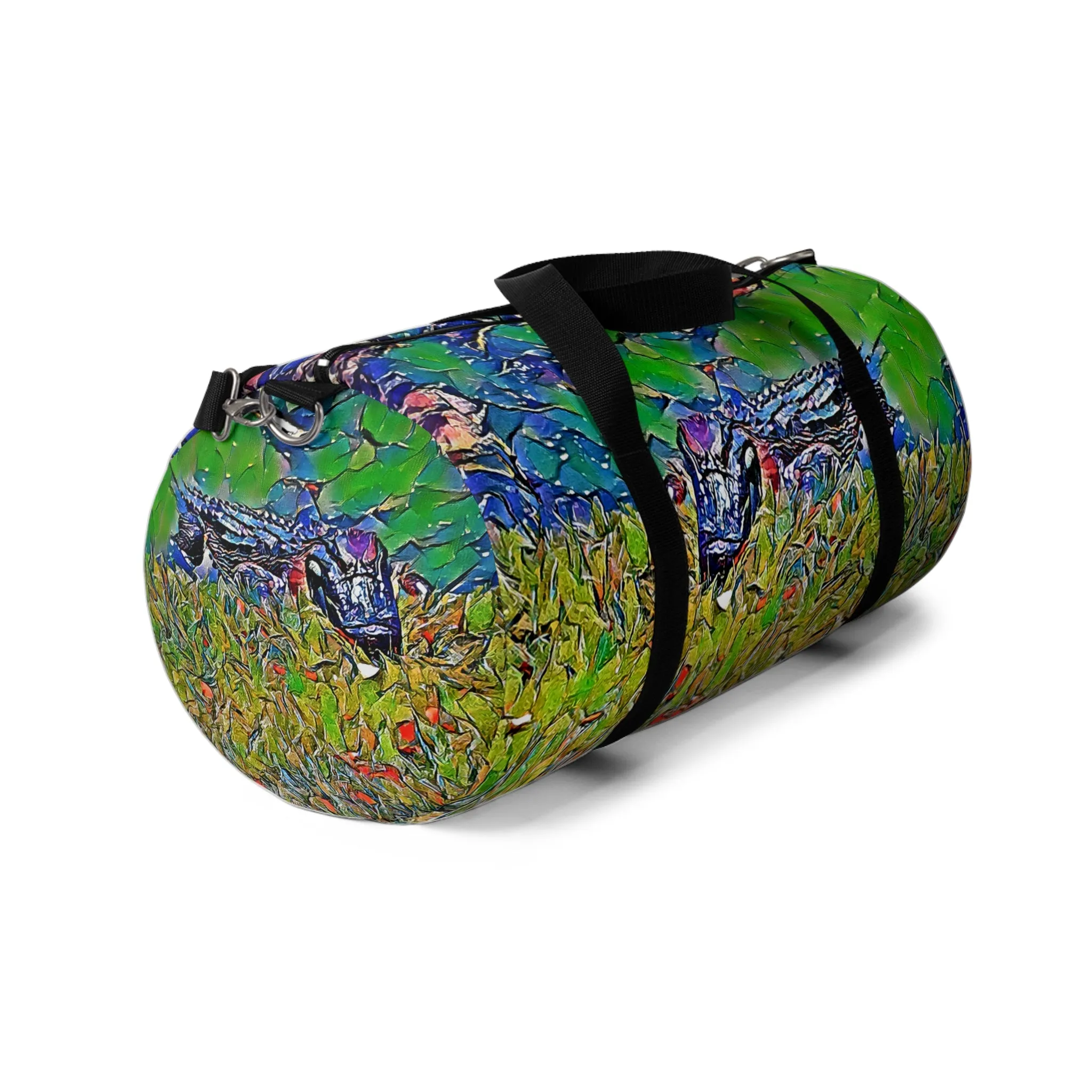 Custom Duffel Bag available in two sizes from the Wildlife Series at Intriguing Vistas