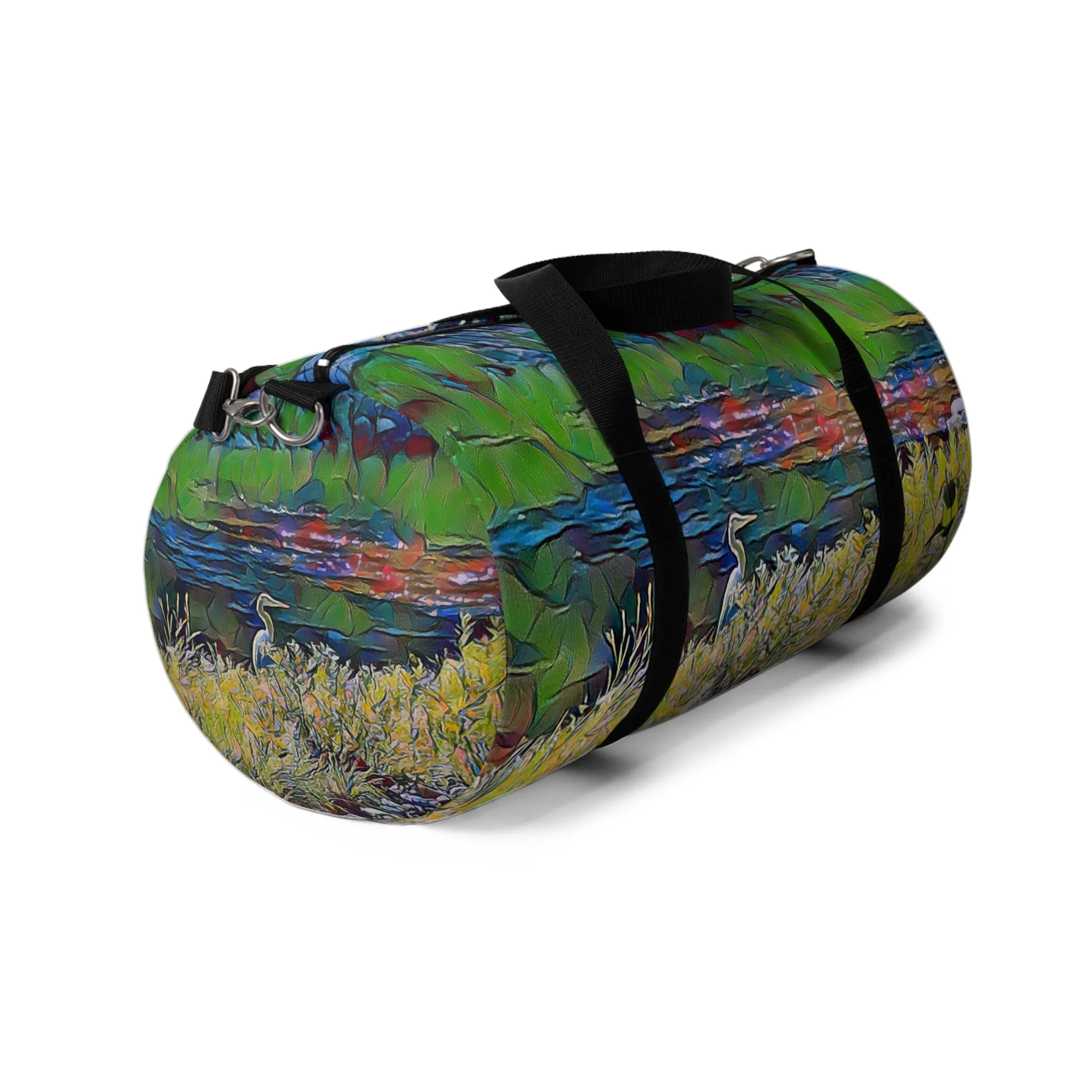 Custom Duffel Bag available in two sizes from the Wildlife Series at Intriguing Vistas