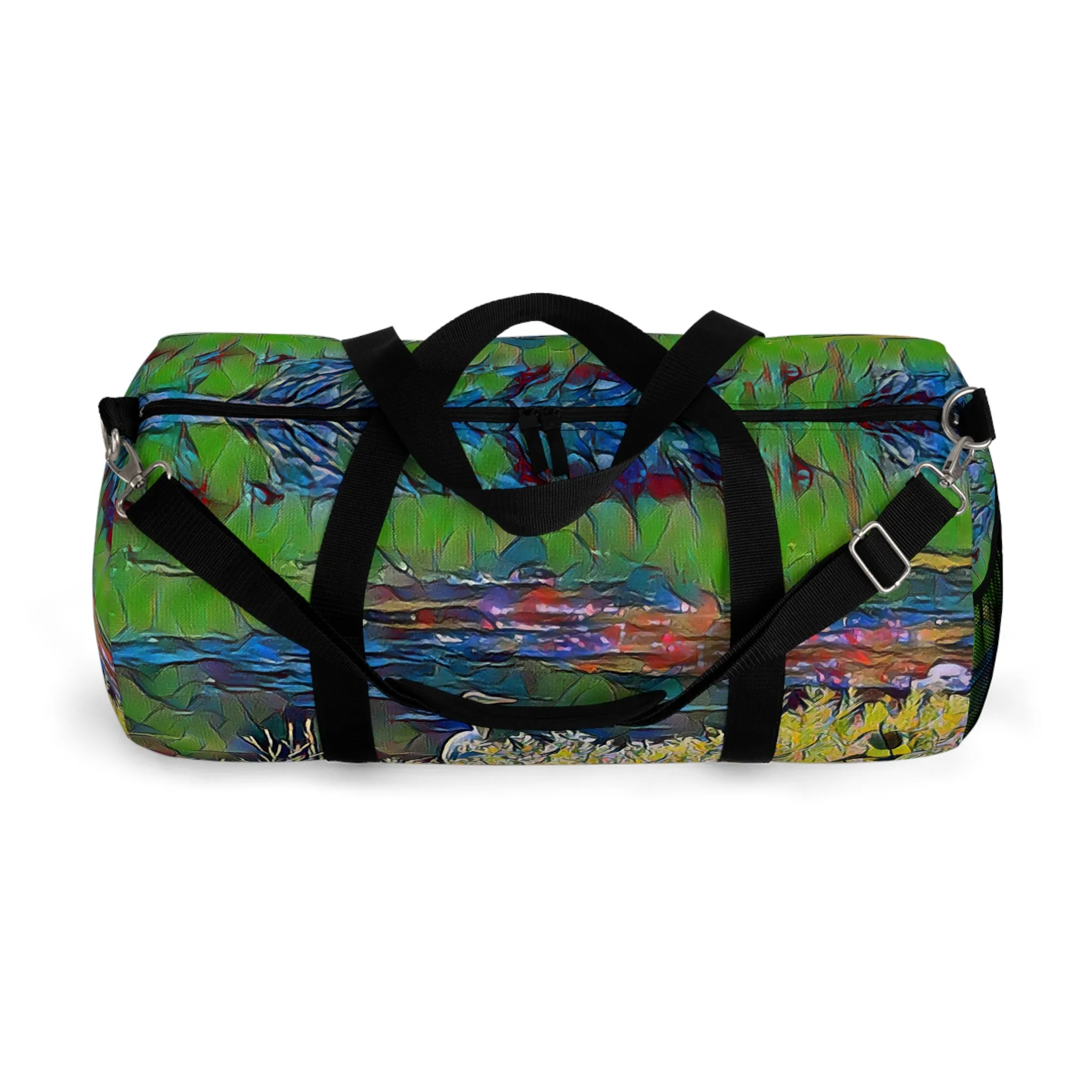 Custom Duffel Bag available in two sizes from the Wildlife Series at Intriguing Vistas