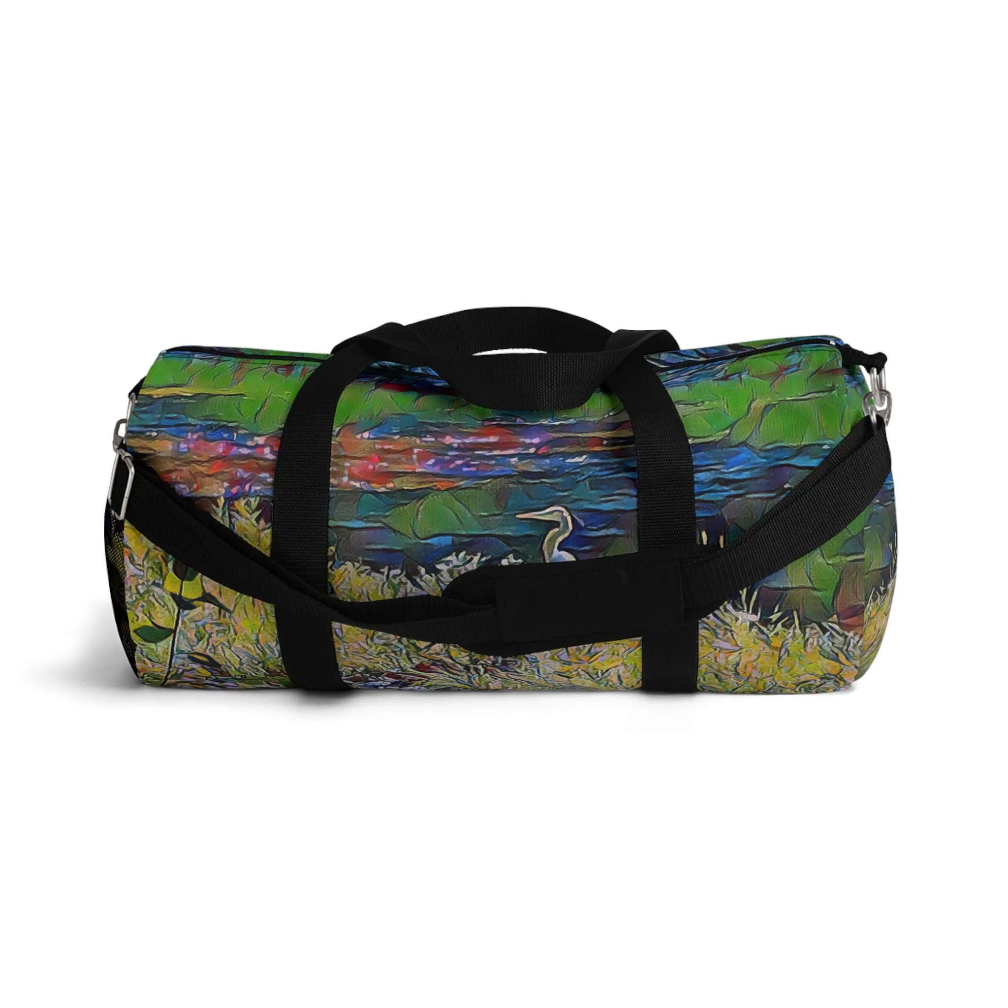 Custom Duffel Bag available in two sizes from the Wildlife Series at Intriguing Vistas