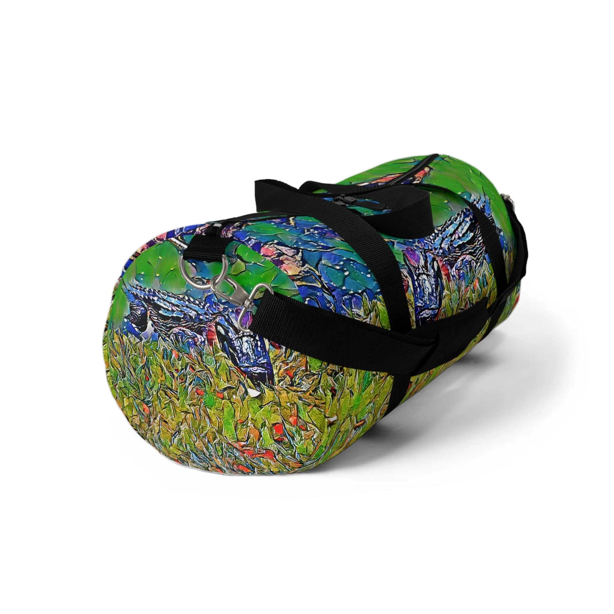 Custom Duffel Bag available in two sizes from the Wildlife Series at Intriguing Vistas