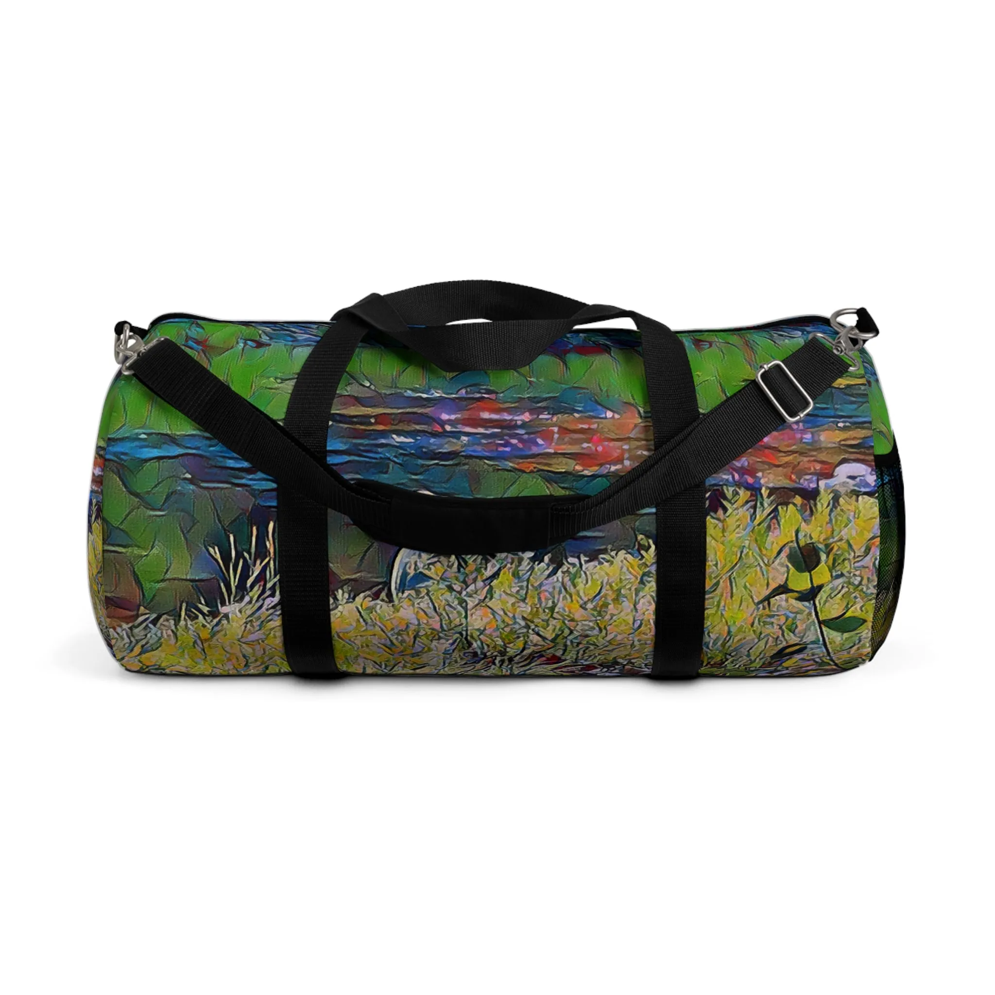 Custom Duffel Bag available in two sizes from the Wildlife Series at Intriguing Vistas