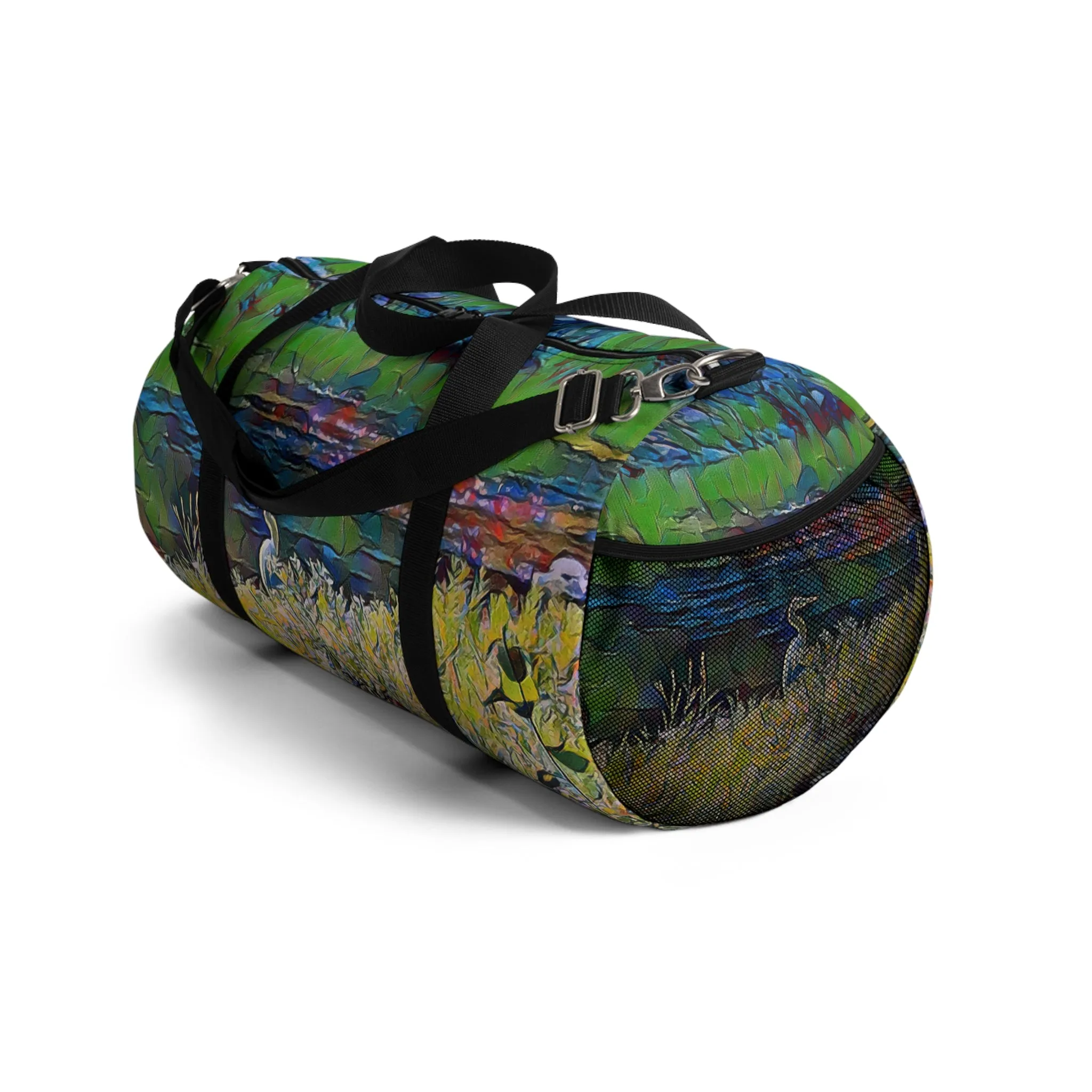 Custom Duffel Bag available in two sizes from the Wildlife Series at Intriguing Vistas