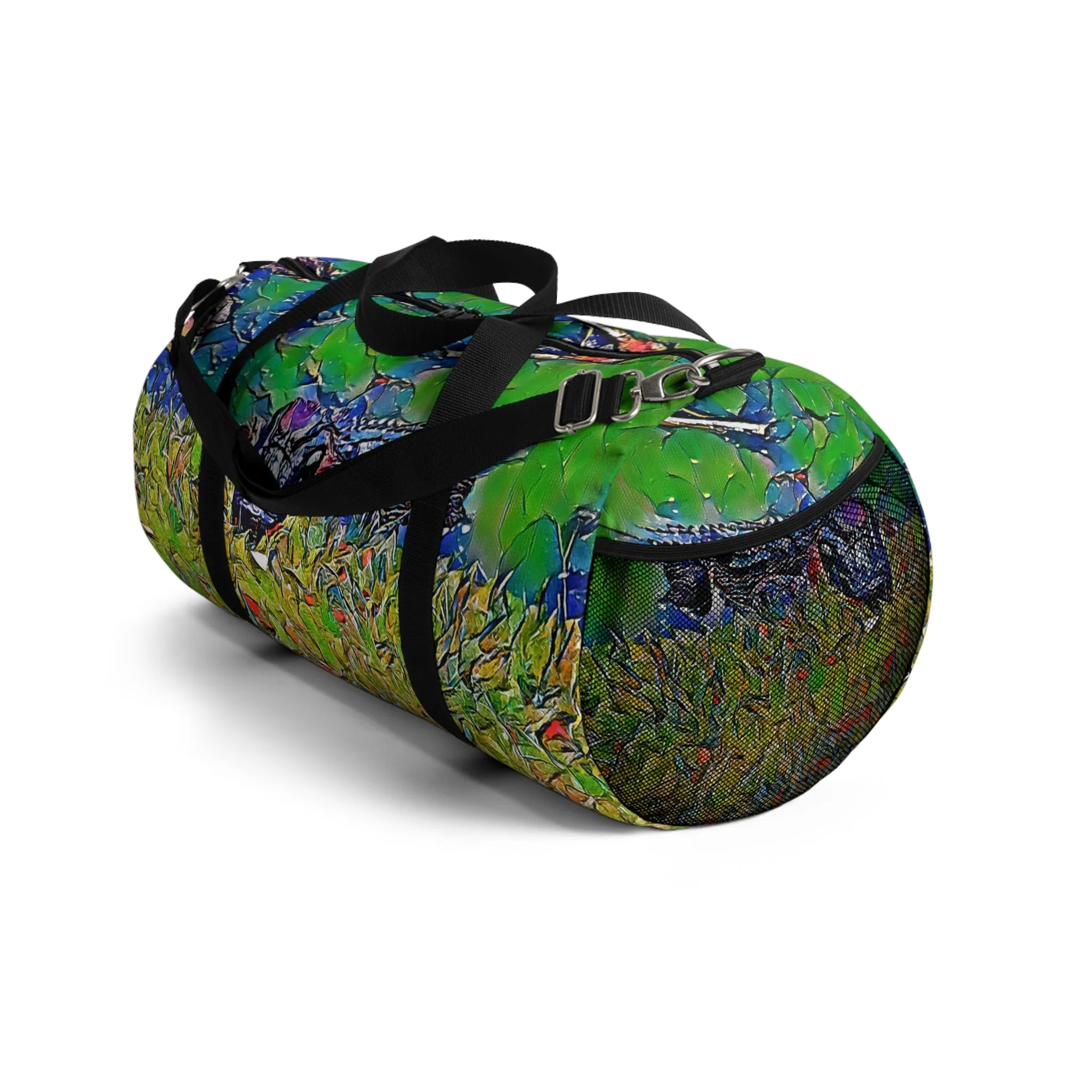 Custom Duffel Bag available in two sizes from the Wildlife Series at Intriguing Vistas