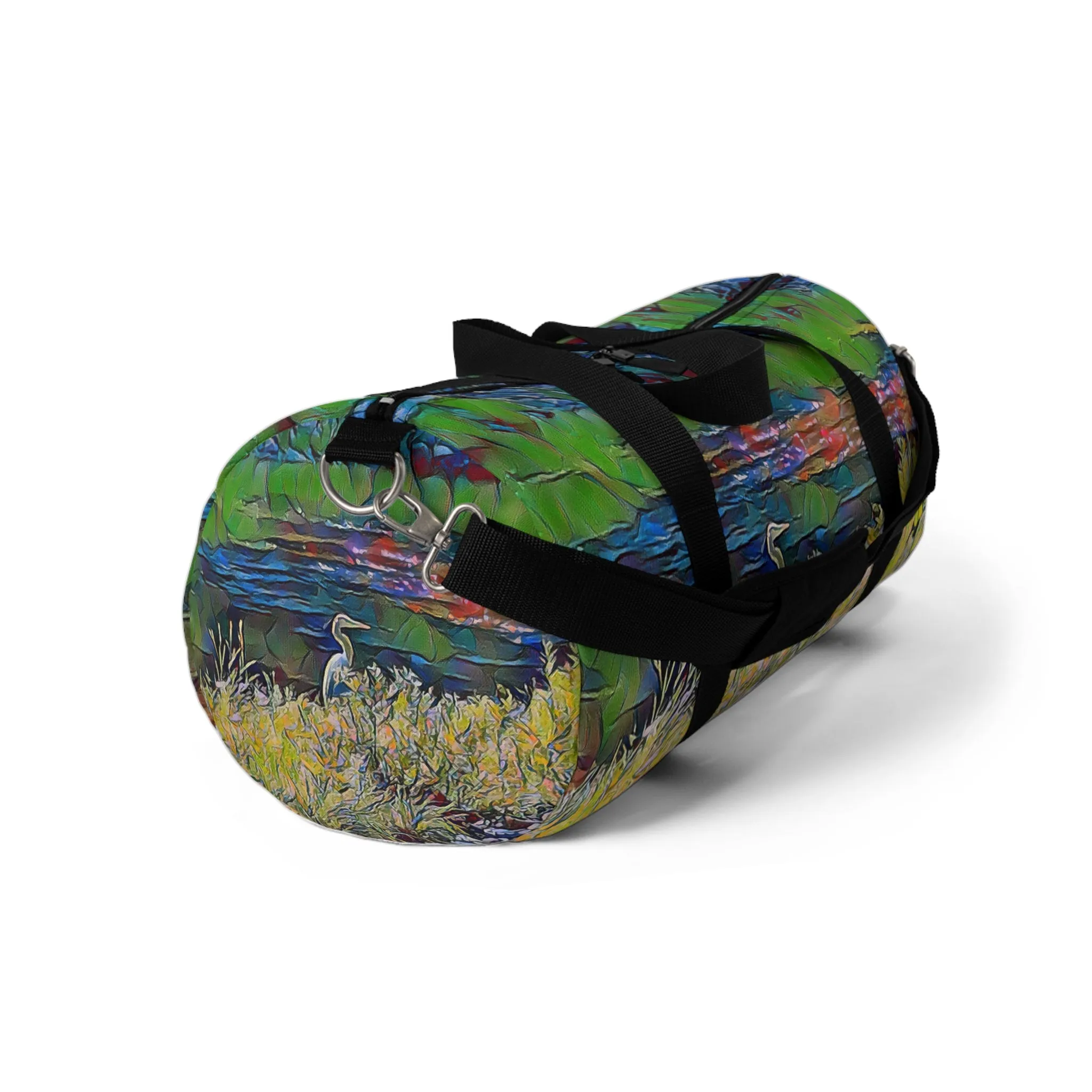 Custom Duffel Bag available in two sizes from the Wildlife Series at Intriguing Vistas