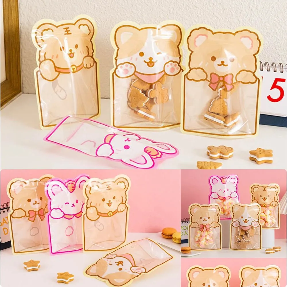 Cute Bear Candy Ziplock Bags