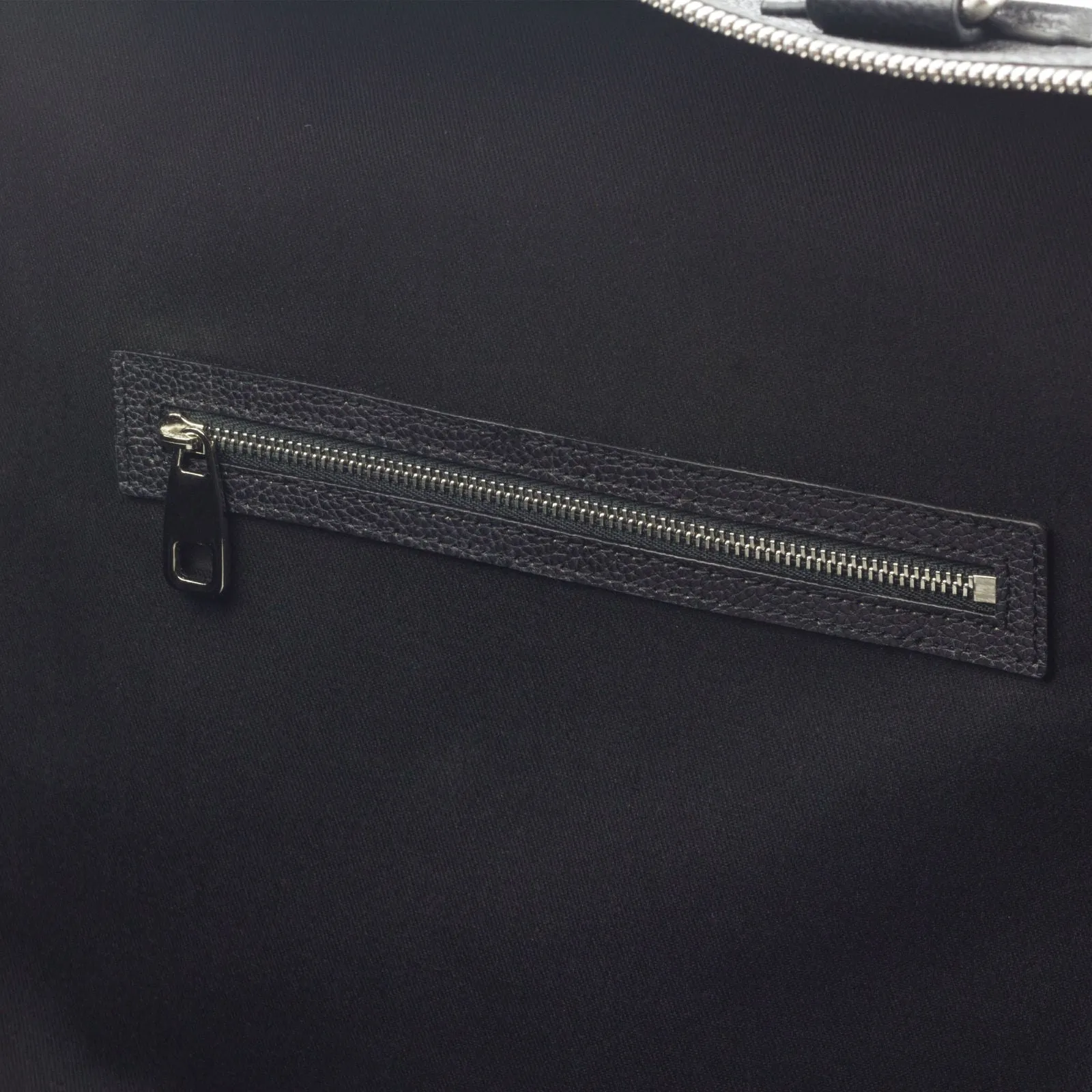 DapperFam Luxe Men's Travel Tote in Grey Painted Full Grain