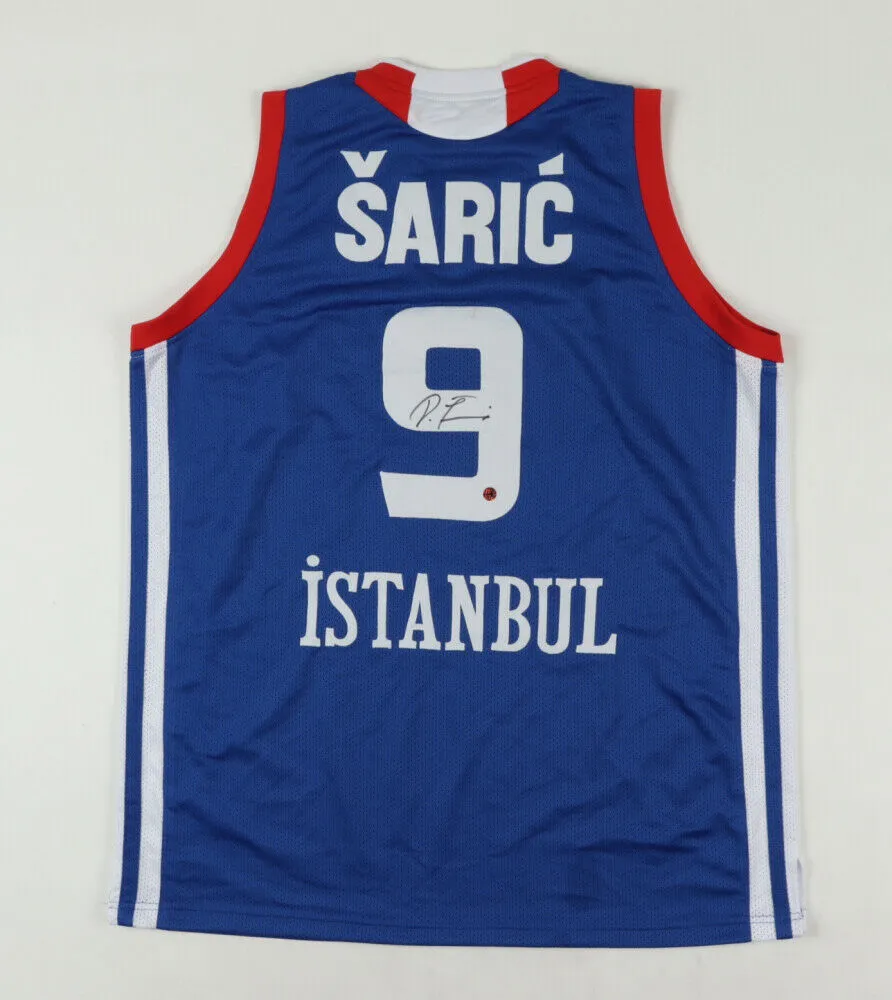 Dario Saric Signed Anadolu Efes Turkish League Jersey (Savage Sports COA) 76ers