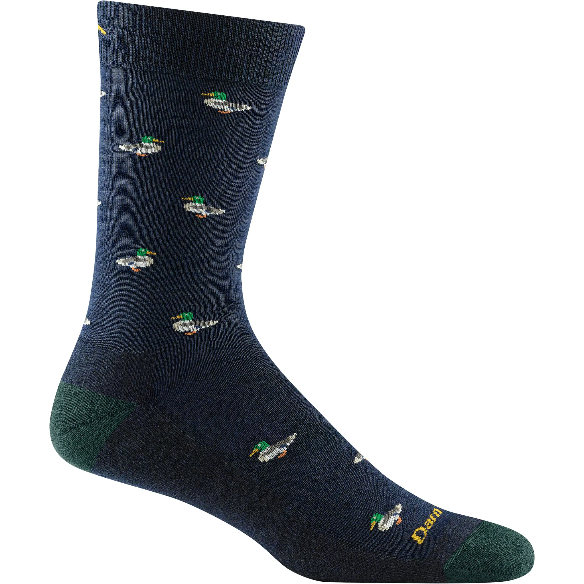 Darn Tough Mens Duck Duck Moose Crew Lightweight Lifestyle Socks