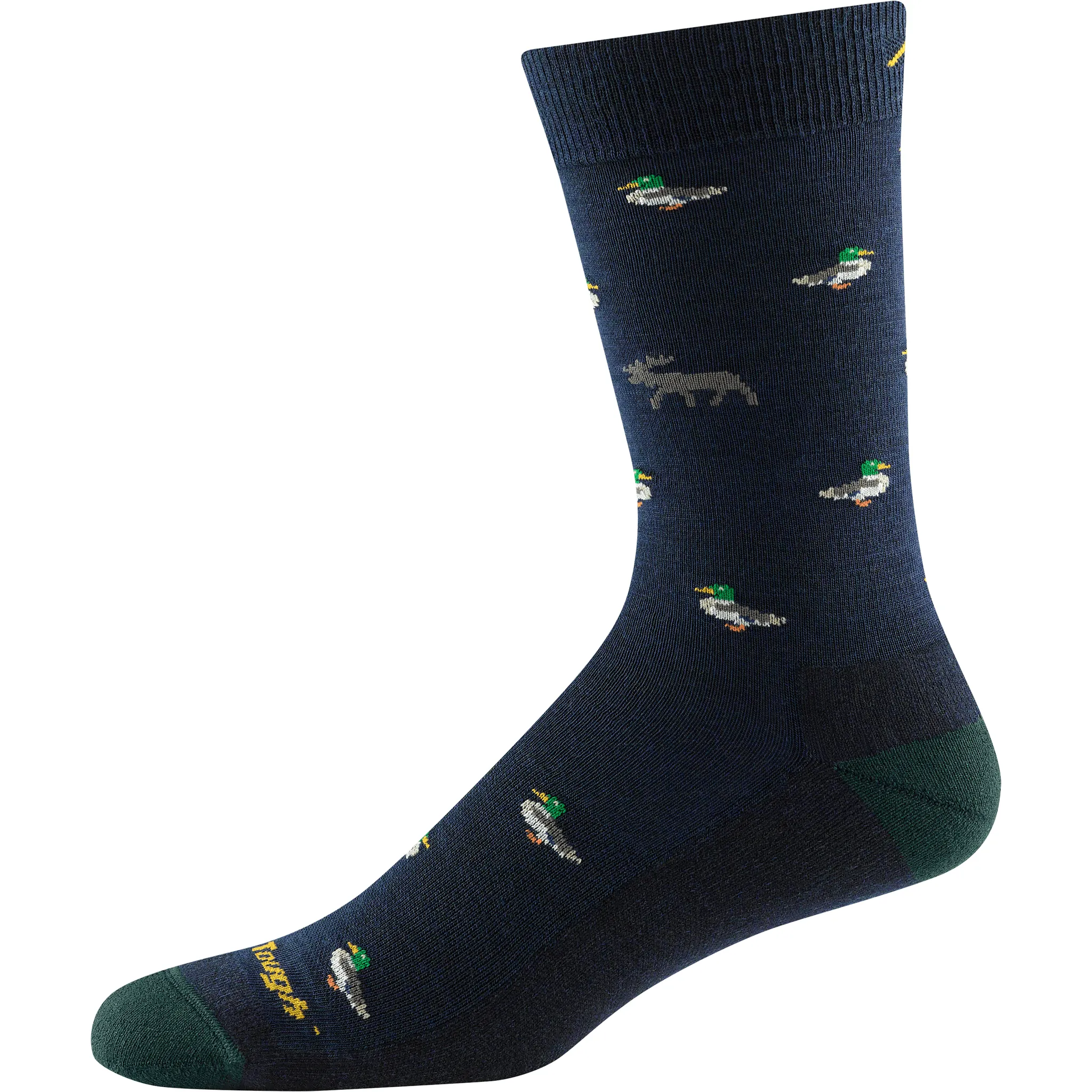 Darn Tough Mens Duck Duck Moose Crew Lightweight Lifestyle Socks