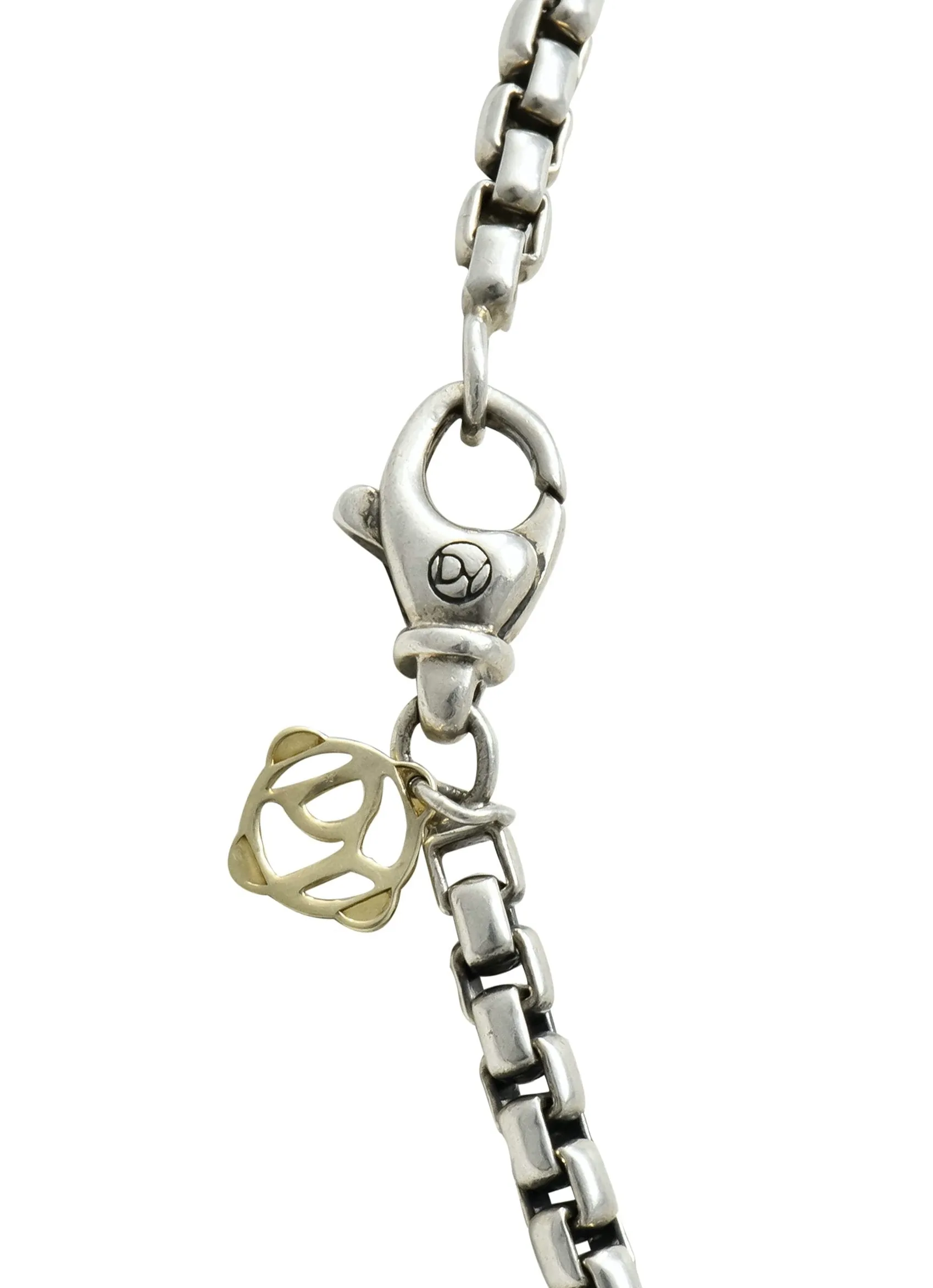 David Yurman Sterling Silver 60 Inch Box Chain Necklace