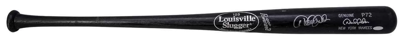 Derek Jeter Signed Game Used New York Yankees 2011 LS Baseball Bat Steiner Holo