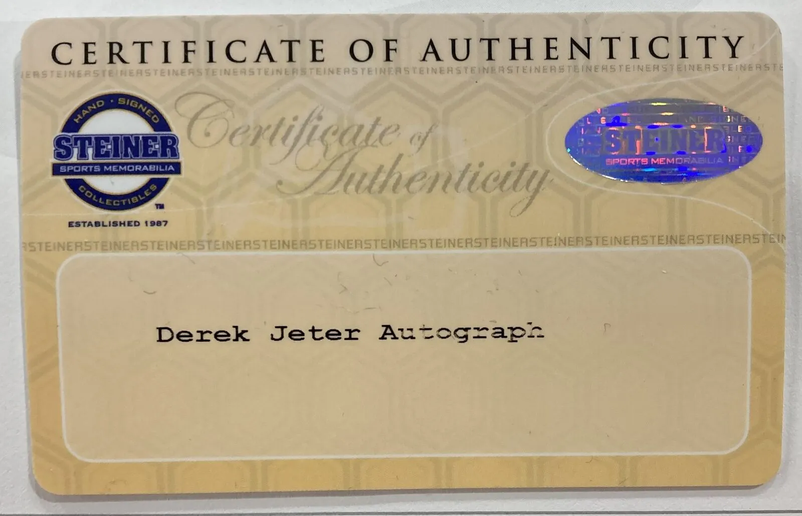 Derek Jeter Signed Game Used New York Yankees 2011 LS Baseball Bat Steiner Holo
