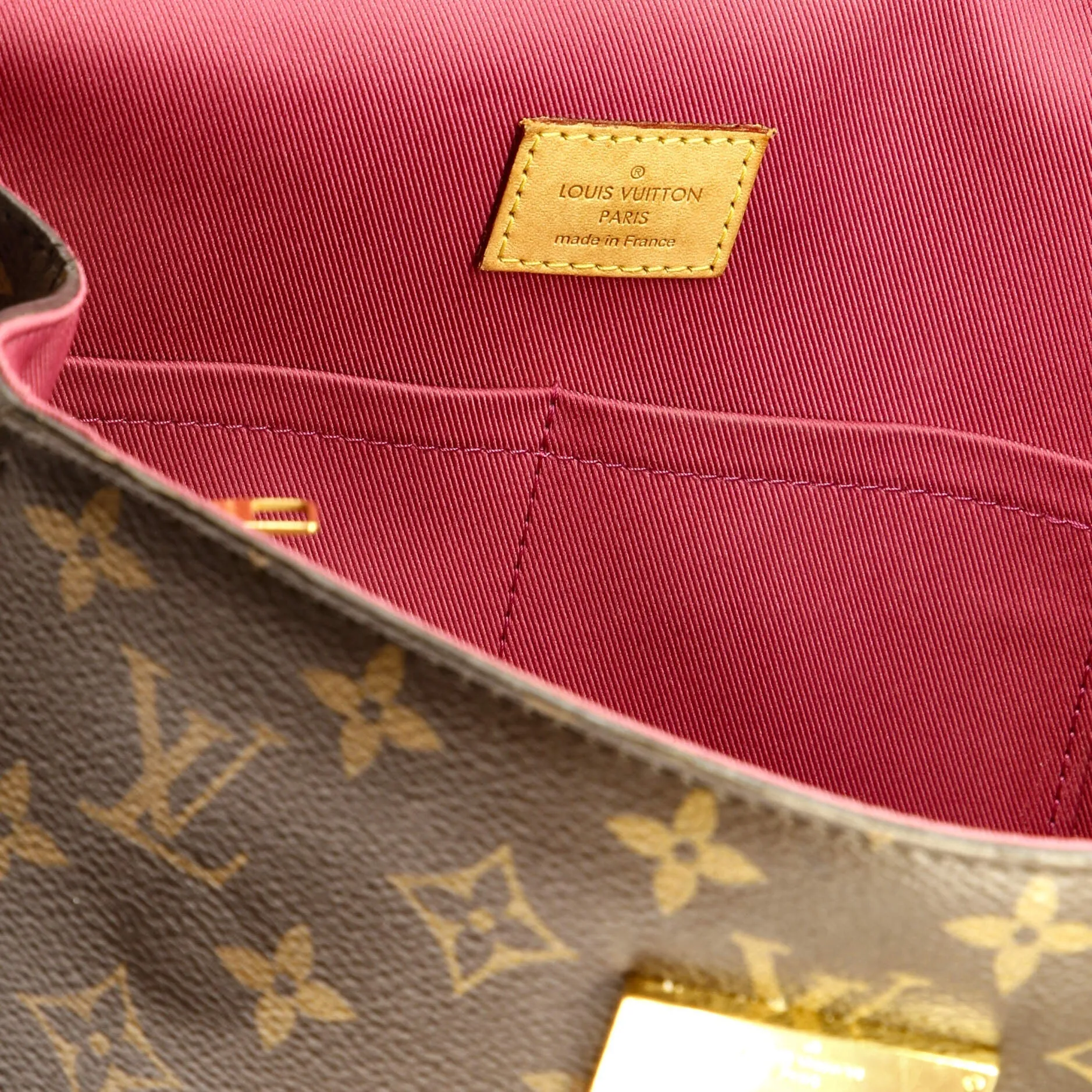 Designer Cluny Top Handle Bag Monogram Canvas BB