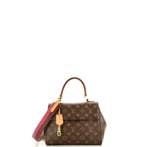 Designer Cluny Top Handle Bag Monogram Canvas BB