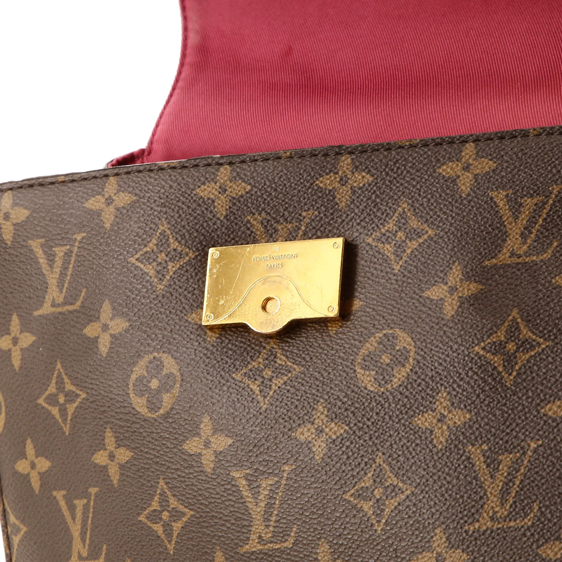 Designer Cluny Top Handle Bag Monogram Canvas BB
