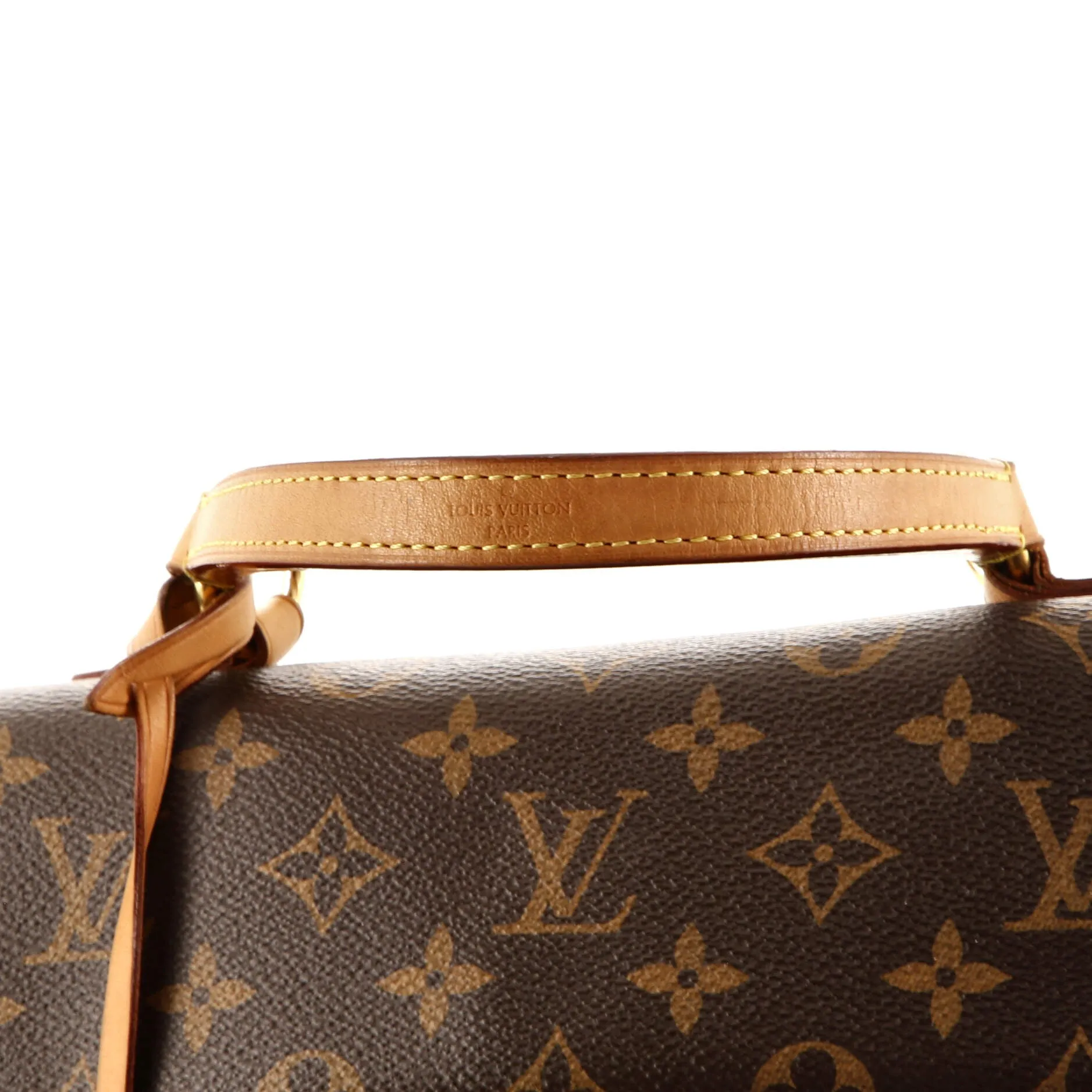 Designer Cluny Top Handle Bag Monogram Canvas BB